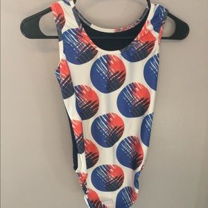 Plum leopard.  Gymnastics.  Dance  adult medium